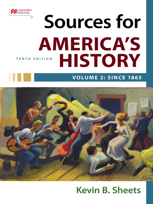 Title details for Sources for America's History, Volume 2 by Rebecca Edwards - Wait list